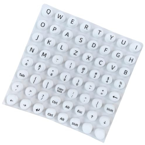 Blasen Aufkleber Für Tastaturen,Abdeckung Für Lange Nägel Mit Buchstaben | rutschfeste Schreibhilfe Als Bürozubehör Zum Schutz Für Computer Sprachlernen Zuhause