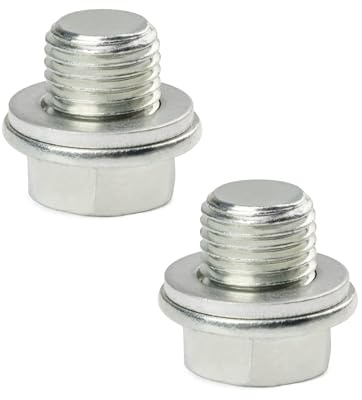 Xibao Automotive Raccordi,Vite di Scarico dell'olio con Anello di Tenuta e rondella,Tappo Bullone di Scarico della Coppa Dell'olio Motore,Adatto per la Maggior Parte delle Auto,Barche (M14x1.5)
