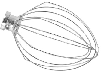 Frusta a filo, compatibile con planetaria da 5 QT Lift e 6, accessorio frusta, ricambio for agitatore for crema d'uovo in acciaio inossidabile