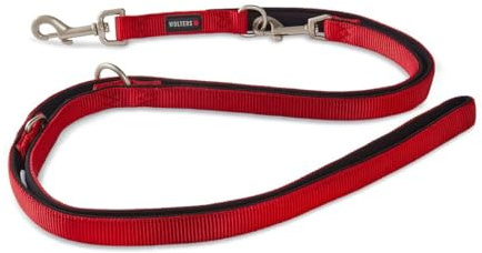 Wolters | Führleine Professional Comfort rot/schwarz | L 200 x B 1 cm