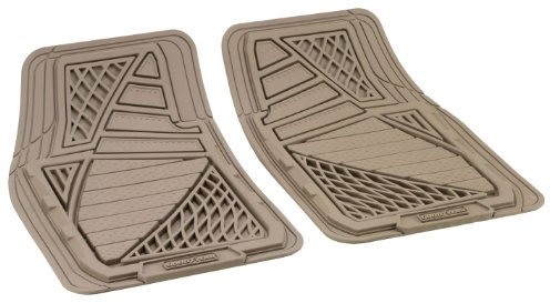 GoodYear 77099 77099: Juego de 2 Alfombrillas Delanteras en Goma Coche, marrón - Universales, 2 Uds: Marron
