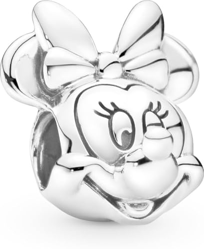 PANDORA Disney Minnie Mouse Charm Sterling-Silber 10,6 x 15,3 x 13,2 mm (T/H/B)