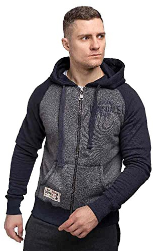 Lonsdale London Slough sweatjacka med huva för män