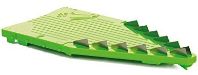 Börner Messereinschub für V5 & Vital (7mm) • Messereinsatz ideal als Pommes Schneider • Gemüsehobel Messereinschub (V-Hobel) • Börner V5 & Vital Küchenhobel Zubehör • Farbe: Grün