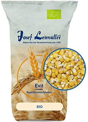 Leimüller Bio Mais 25kg Premium Kraftfutter Milchkühe Rinder | Bio-zertifiziert, gentechnikfrei, aus Österreich, für Rinder, Schweine & Hühner
