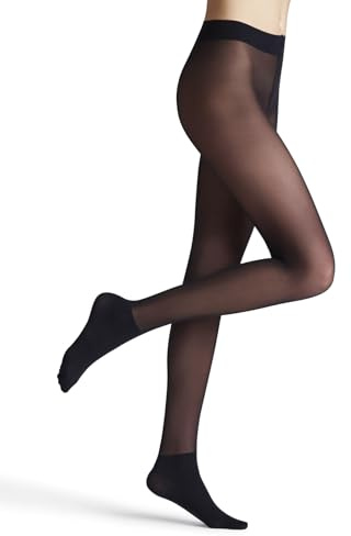 FALKE Damen Strumpfhose Sneaker 20 DEN W Ti transparent einfarbig 1 Stück, Blau Marine 6179, L