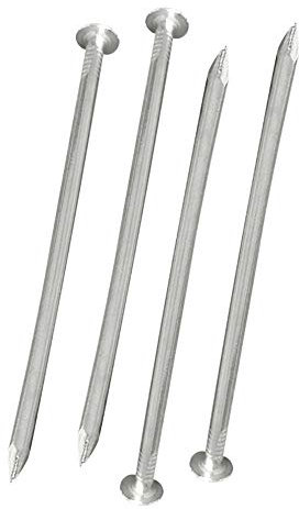 Runxingfu Werkzeuge Befestigungen Edelstahl Nägel - 15-150mm Hartfaserplatte Platte Stifte runder Kopf Wand Mauerwerk Bild Rahmen Nagel 20-2000 Stck