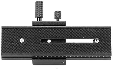 Joyzan Macro Focusing Rail Slider, 2 Way Shot Focus Mount Camera Flash Support Bracket Holder Photography Closeup Shooting Plate 1/4 Quick Screw Release Precision Scale Mirrorless Position DSLR