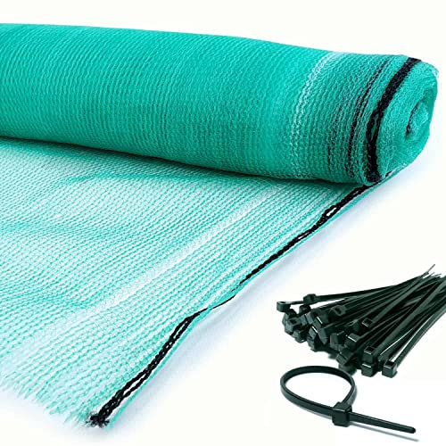 Elixir Gardens 40% Shade Netting | 2m x 3m | UV Protection, Windbreak/Fence & Scaffold Derbis Cover & Greenhouse Plant & Flower Shade Mesh Fabric