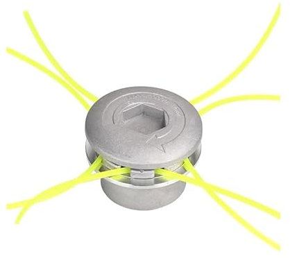 GISTEQ 1 stücke Universal Aluminium Kopf Mit 4 Linien Trimmer Köpfe String Set Gras Pinsel Cutter Zubehör Garten Werkzeuge