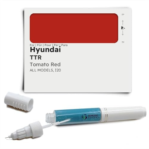 Genuine Colors Lackstift Tomato RED TTR für Hyundai Rot I20