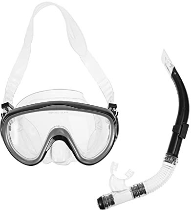 Happyyami Schnorchelmaske Satz Erwachsene Weichsilikon Dichtung Spritzschutz Tauchmaske Mit Weitwinkelglas Antibeschlag Technologie Für Schnorcheln Und Tauchen