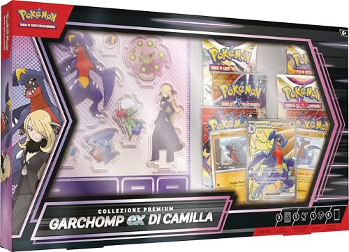 Pokémon TCG: Camilla's Garchomp-ex Premium Collection (Three Holographic Cards and Six Booster Packs)