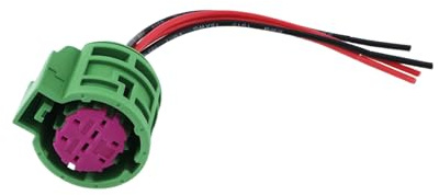 YINETTECH Daytime Running Light DRL Connector Plug Repair Wire Harness Compatible with Fiat 500 Compatible with Abarth 595 2007-2015