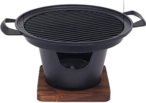 Plla de Barbacoa para Exteriores, plla de Gas, miniplla de Barbacoa, Estufa de Alcohol para una Persona, plla de Barbacoa doméstica sin Humo, Horno de Barbacoa para Exteriores, Placa