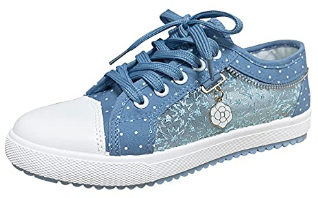 Generisch Zapatillas tradicionales para mujer, de encaje, ligeras, de verano, para caminar, transpirables, elegantes, de tela, bordadas, informales, planas, deportivas, informales, informales