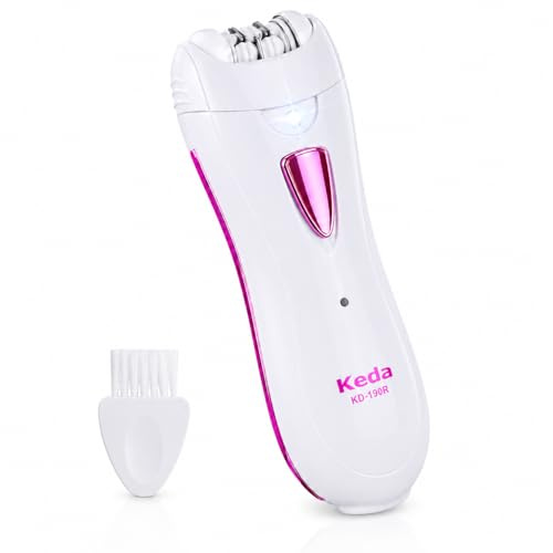 Epilator Smooth Glide Epilator for Women Face RechargeableEpilator for Women FacialEpilator Hair Remover Smooth GlideEpilator for WomenFace Bikini Hair Removal Arms/Face/Peach Fuzz White Portable