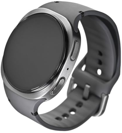 Samsung Galaxy Watch8 - 44 mm - Carbon-Schwarz - intelligente Uhr mit Sportband - Gummi - Graphit - Bandgr??e: M/L - Anz...[Versions italienne, hongroise, polonaise, roumaine, autrichienne et suisse]