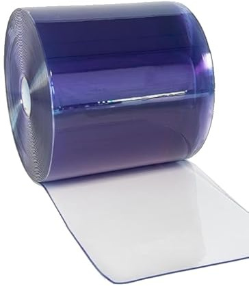 STALLBEDARF24® PVC-Streifenvorhang Rolle – 25 m Länge, 30 cm Breite, 3 mm Stärke – Kälte-, Zugluft- & Staubschutz – UV-stabil & bis -20 °C geeignet
