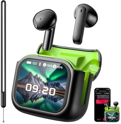 Relxhome Translation Earbuds Real Time, 6 Translation Modes, 135 Real Time Languages, 60H Hours Playtime, Bluetooth 5.4, AI Translator Earbuds for Business, Learning, Travel