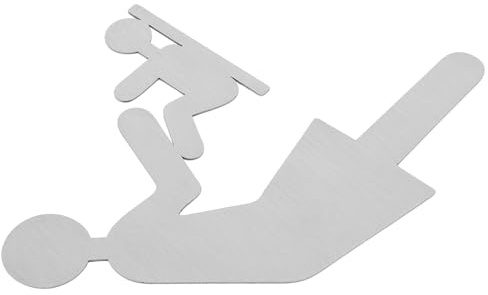 SHINEOFI Panneau Indicateur Inox Brossé pour Espace Change Bébé Signalisation Toilettes et Table à Langer Plaque Métallique Robuste pour Établissements Publics et Sanitaires Maman-Bébé