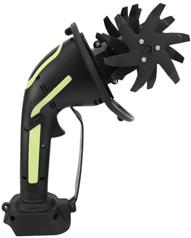 Fyearfly Motozappa Elettrica Senza Fili Giardino, Mini Coltivatore Portatile 10 X 10 Cm per Spazio di Lavorazione, per Allentare la Lavorazione del Terreno, Diserbo, Adatto a 18VMakita
