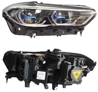 Conjunto Faros Aelanteros Faros Delanteros LED De Proyector OE Para BMW X5 G05 (2018-2023) Luz Diurna Luz Freno Intermitente Conexión Plug And Play.