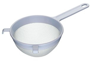 KitchenCraft - Passoire en Plastique avec Maille en Nylon Résistante à la Chaleur, 15 cm