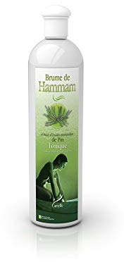 Camylle - Brume de Hammam Pin - Fragrances à base d'Huiles Essentielles pour Hammams, Bains de Vapeur ou Douches Hammam - Tonique aux arômes frais et épicés - 250ml
