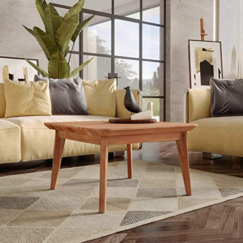 Krok Wood Couchtisch Paris aus Massivholz (Buche, 110 x 75 x 45 cm)