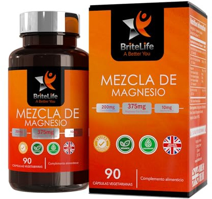 BL Magnesiummalat, Glycinat & Citrat, 90 Kapseln, Zink & Vitamin B6 | Magnesium Malat, Glycinat & Citrat Komplex | Mit Zink, Kalzium & Vitamin B6 | GVO-, Milch- & Glutenfrei