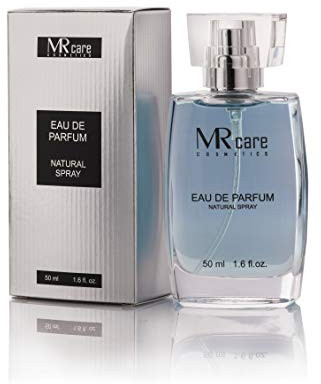 MR Care Cosmetics Eau de Parfum Black/Silver 50 ml - sportlich eleganter Herren-Duft, intensive Frische von Bergamotte mit Jasmin und Patchouli