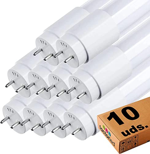 10er Pack LED-Röhre 150 cm Glas 25 W, SMD2845, Standard T8, 170 Lm/W, 4250 Lm, NO-FLICK, energiesparend, hohe Helligkeit (Neutralweiß (4000 K))
