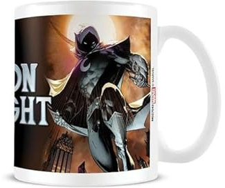 Marvel Comics Moon Knight Mug in Presentation Gift Box (Legacy of Khonshu Design) 11oz Ceramic Mug - Official Merchandise