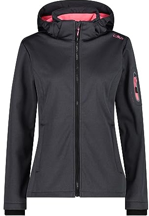 CMP Jacket Zip Hood Damen Softshell-/Windstopper Jacke blau blau