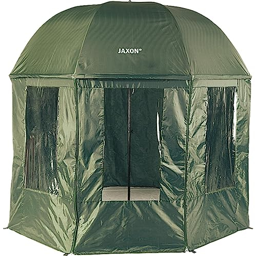 Angelschirm mit voller Jaxon Blende, lieber grüner sand, Duży