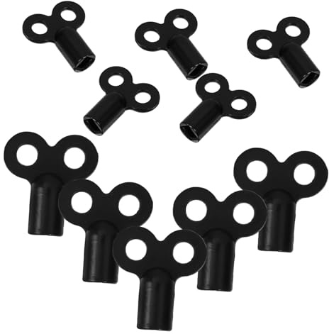 OSALADI 10pcs Radiator Bleed Keys Metal Utility Keys for Plumbing Exhaust Valves