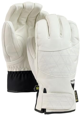 Burton - Ski-/Schneehandschuhe für Damen, Gore-Tex, Leder, Stout, Weiß, für Damen