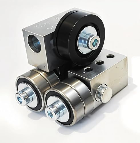 Guía de hoja de sierra de cinta de acero inoxidable 6-20 mm – Guía de cinta premium para máquinas pequeñas – Juego de rodamientos y montaje 4 × 4 – Guía de alta calidad para sierra de cinta guía de