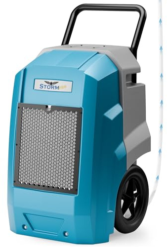 ALORAIR 180Pints LGR Industrial Dehumidifier with Pump and Drain Hose, Portable Commercial Dehumidifier with Wheels for Home, Basements, Garages, and Job Sites