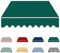 YCBTPS Lona De Repuesto para Toldo Exterior 3.0x2m, Tela De Repuesto para Toldo, Lona Recambio Jardín Patio Terraza Balcón(Dark Green,3.0x2m(10x6.5ft))