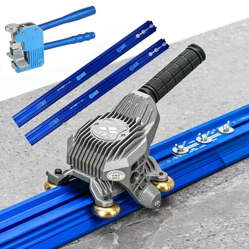 Tagliapiastrelle Manuale Tagliapiastrelle di Grande Formato Tagliapiastrelle di Precisione con Taglio da 2.2/2.3/3/3.8m, per Piastrelle in Ceramica, Pavimenti E Pareti Smaltate 2.2m