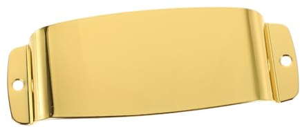 Healifty Funda Protectora para Pastilla, Cubierta Metálica Dorada M01725, Diseño Compacto Resistente para Proteger Sonido y Evitar Daños, Accesorio para Instrumentos Musicales