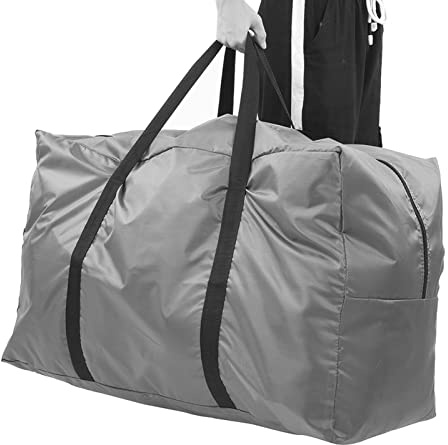 TOPINCN Stor Hopfällbar grå Förvaringsväska för Uppblåsbar Båt, Tålig Kajakhandväska för Utomhusaktiviteter (Grå 69x36x35cm / 27,2x14,2x13,8in)