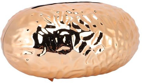 Qcwwy Soporte para Pañuelos Ovalado Soporte para Caja de Pañuelos Ovalado de Lujo Cubierta de de Plástico para Baño Dormitorio Sala de Estar Oficina Escritorio Mesa Encimera Tocador Adornos (Gold)