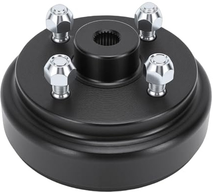 Jelquix Cart Brake Drum, Replacement Brake Drums for EZGO, Wearproof High Strength Drum with OEM 19186 G1, Ideal for 2 Cycle Gas 1982 1993 & TXT PDS 1982 Later