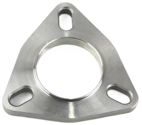 Auto Tubo Scarico Punta Posteriore Per Civic Auto 304 Tubo Di Scarico In Acciaio Inox Saldato Flangia 3 Fori 51mm 2 Pollici Regolabile 1 Pezzo