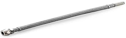 SCHELL 102040699 Flexible Schläuche Clean-Fix S mit Edelstahl-Drahtumflechtung , Verbindungsschlauch flexibel, 300 mm lang , Schlauch mit Konus-Quetschverschraubung G 3/8 AG x , 10, Rohrstutzen , 10