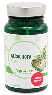 Naturlider - Alcachofa Plus - Complemento alimenticio a base de alcachofa y cardo mariano - 60 cápsulas