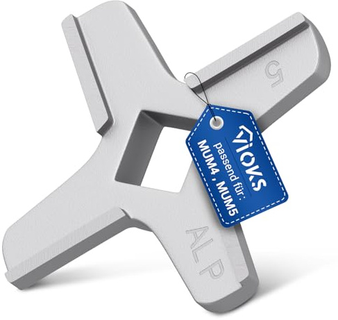 Cuchilla de repuesto para robot de cocina Bosch 00620949 620949 Cuchilla de repuesto de acero inoxidable para MUM5 MUM4 MFW15 MF155 MK44 MUZ4FW MUZ5, compatible con Siemens 00020468 00028887